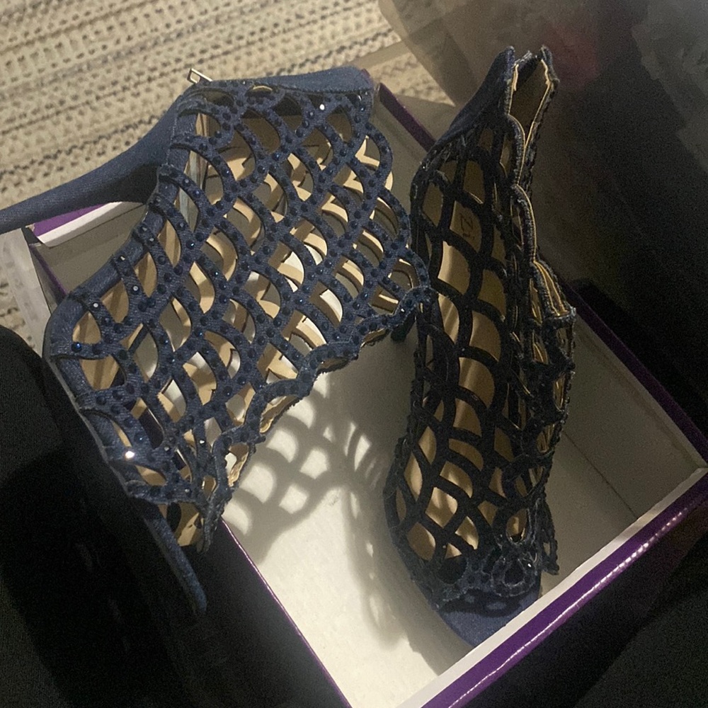 Denim Heels